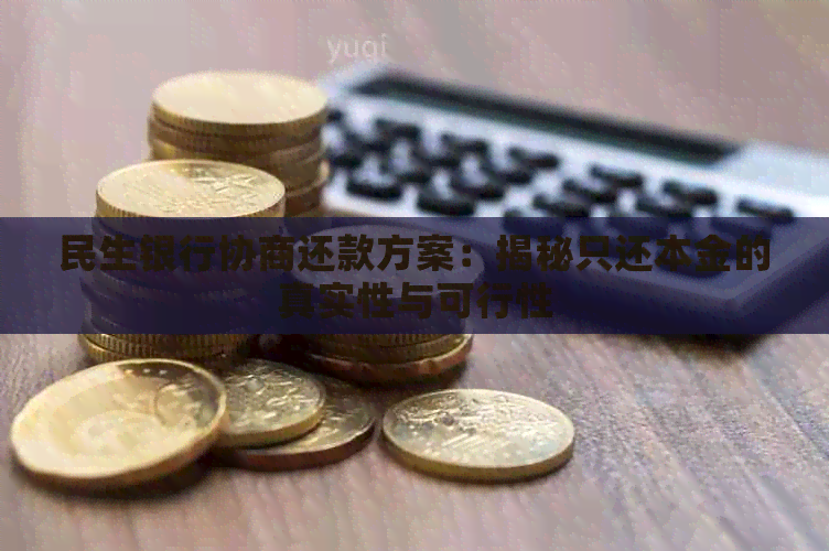 民生银行协商还款方案：揭秘只还本金的真实性与可行性