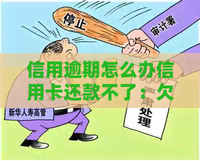 信用逾期怎么办信用卡还款不了：欠款无法还清时应该如何处理？