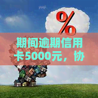 期间逾期信用卡5000元，协商还款是否可行？