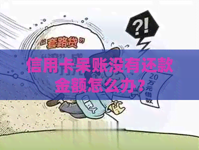 信用卡呆账没有还款金额怎么办？