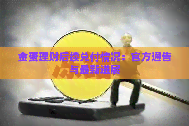金蛋理财后续兑付情况：官方通告与最新进展