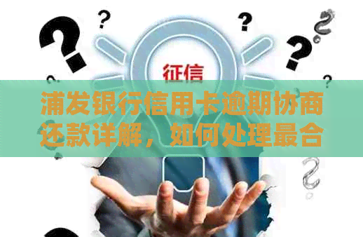 浦发银行信用卡逾期协商还款详解，如何处理最合适？