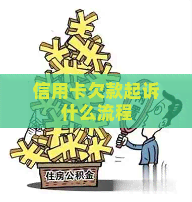 信用卡欠款起诉什么流程