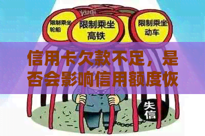 信用卡欠款不足，是否会影响信用额度恢复及起诉可能性？