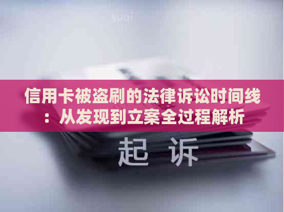 信用卡被盗刷的法律诉讼时间线：从发现到立案全过程解析