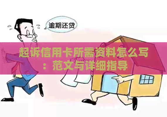 起诉信用卡所需资料怎么写：范文与详细指导