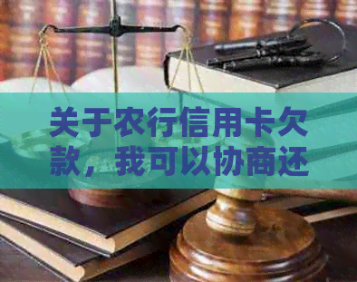 关于农行信用卡欠款，我可以协商还款吗？如何进行协商？