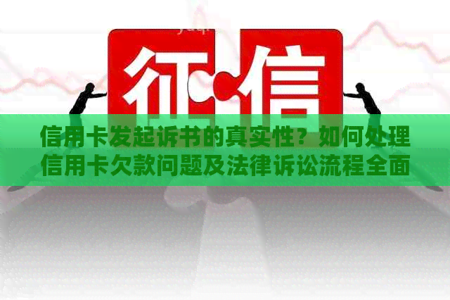 信用卡发起诉书的真实性？如何处理信用卡欠款问题及法律诉讼流程全面解析