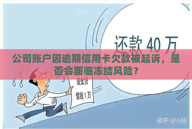 公司账户因逾期信用卡欠款被起诉，是否会面临冻结风险？