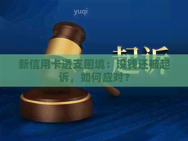 新信用卡透支困境：没钱还被起诉，如何应对？