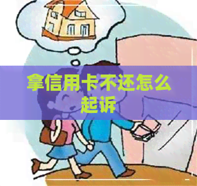 拿信用卡不还怎么起诉