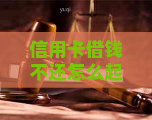 信用卡借钱不还怎么起诉法院：借款不还会被起诉吗？