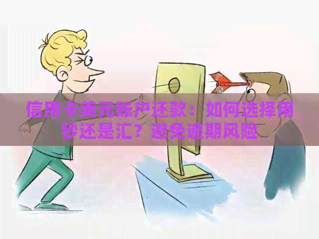 信用卡美元账户还款：如何选择用钞还是汇？避免逾期风险