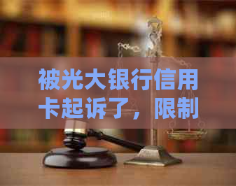 被光大银行信用卡起诉了，限制消费令是民事还是刑事