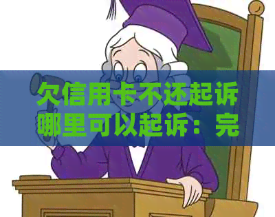 欠信用卡不还起诉哪里可以起诉：完整法律途径与流程解析