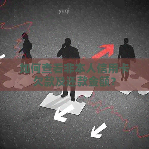 如何查看非本人信用卡欠款及还款金额？