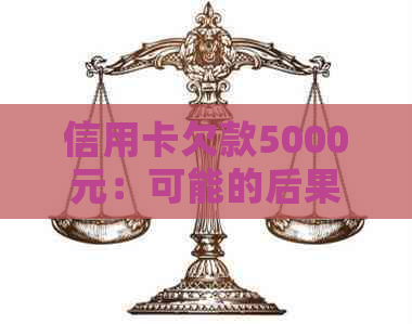 信用卡欠款5000元：可能的后果与应对策略