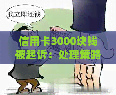 信用卡3000块钱被起诉：处理策略与可能后果