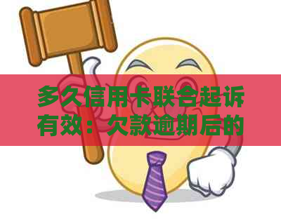 多久信用卡联合起诉有效：欠款逾期后的起诉期限及影响分析