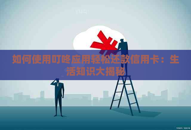如何使用叮咚应用轻松还款信用卡：生活知识大揭秘