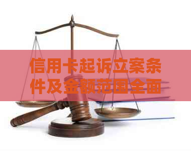 信用卡起诉立案条件及金额范围全面解析，了解你的权益保障