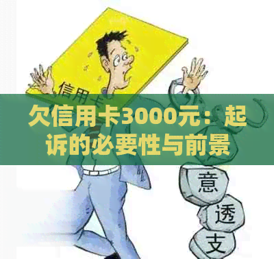 欠信用卡3000元：起诉的必要性与前景