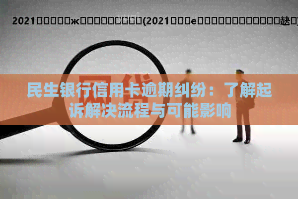 民生银行信用卡逾期纠纷：了解起诉解决流程与可能影响