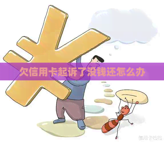 欠信用卡起诉了没钱还怎么办