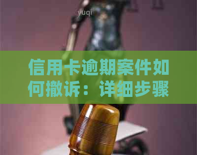 信用卡逾期案件如何撤诉：详细步骤和应对策略