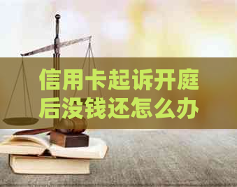 信用卡起诉开庭后没钱还怎么办？信用卡起诉流程、庭前调解及后续处理方式。