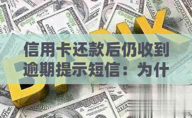 信用卡还款后仍收到逾期提示短信：为什么信用额度未恢复？