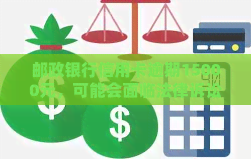 邮政银行信用卡逾期15000元，可能会面临法律诉讼，我该怎么办？