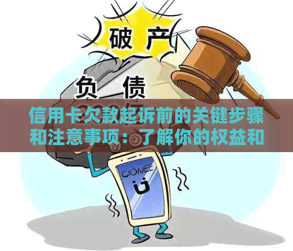 信用卡欠款起诉前的关键步骤和注意事项：了解你的权益和应对策略