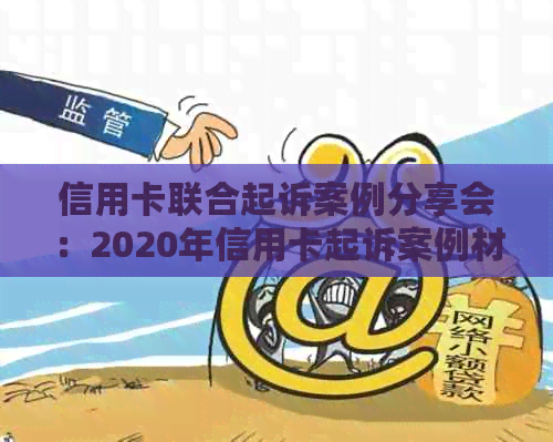 信用卡联合起诉案例分享会：2020年信用卡起诉案例材料与经验分享