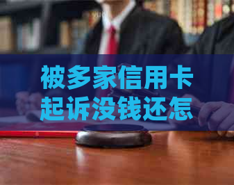 被多家信用卡起诉没钱还怎么办？会判刑吗？执行时会一起进行吗？