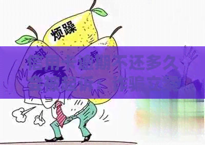 信用卡逾期不还多久会被起诉：诈骗立案时间全解析