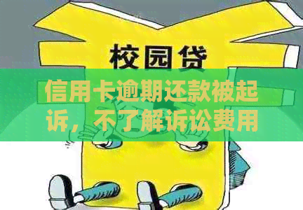 信用卡逾期还款被起诉，不了解诉讼费用会影响承担多少？