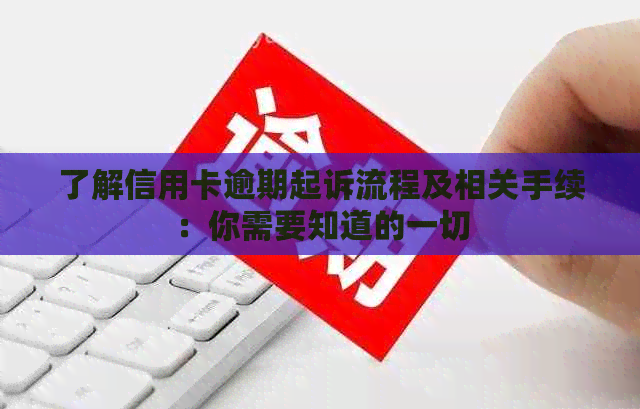 了解信用卡逾期起诉流程及相关手续：你需要知道的一切