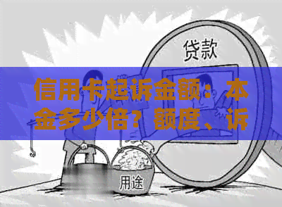 信用卡起诉金额：本金多少倍？额度、诉讼费等相关问题解析