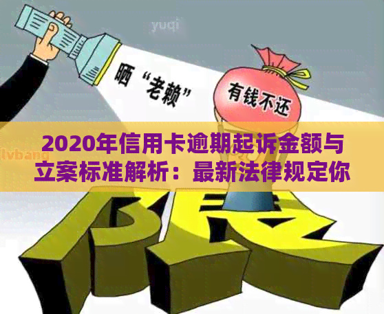 2020年信用卡逾期起诉金额与立案标准解析：最新法律规定你知道吗？