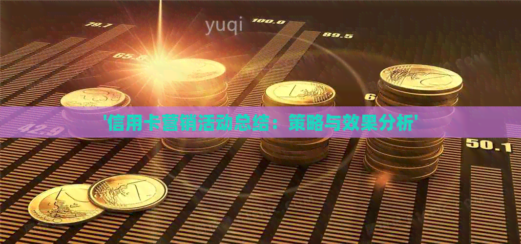 '信用卡营销活动总结：策略与效果分析'