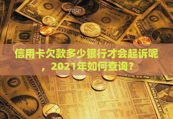 信用卡欠款多少银行才会起诉呢，2021年如何查询？