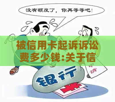 被信用卡起诉诉讼费多少钱:关于信用卡诉讼费用及可能的后果