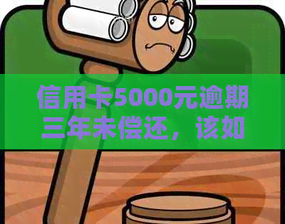 信用卡5000元逾期三年未偿还，该如何解决？