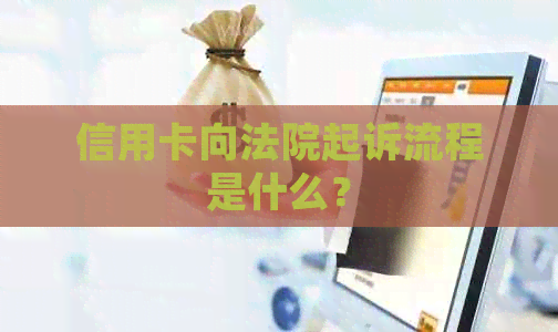 信用卡向法院起诉流程是什么？