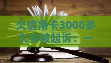 欠信用卡3000多久会被起诉：一般时间与成功起诉的关键因素