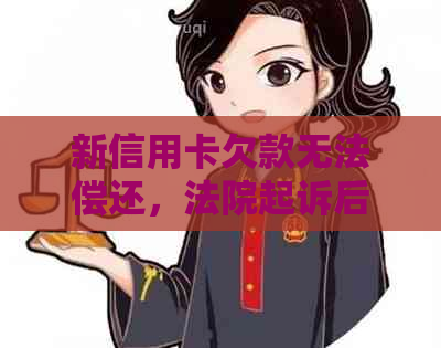 新信用卡欠款无法偿还，法院起诉后果如何？如何应对信用卡债务问题？