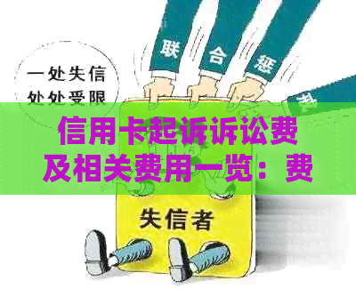 信用卡起诉诉讼费及相关费用一览：费用标准、计算方法以及可能的减免措