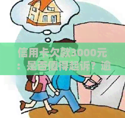 信用卡欠款3000元：是否值得起诉？逾期还款的风险与应对策略