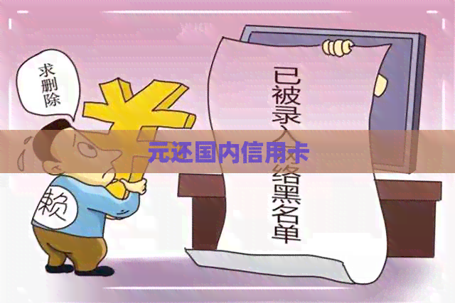 元还国内信用卡